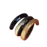 Handcrafted Buffalo Horn Scarf Ring 8