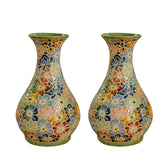 Handcrafted Ceramic Chimney-Shaped Vase