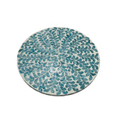 Handcrafted Green Leaf Rotating Tray