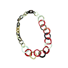 Handcrafted Lacquer Horn Necklace