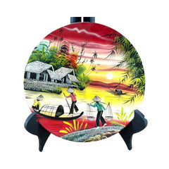 Handcrafted Lacquer Plates 4