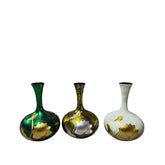Handcrafted Lotus Pattern Lacquered Ceramic Vase 3
