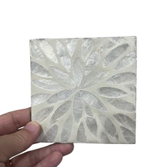Handcrafted Mother Of Pearl Coasters 1