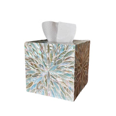 Handcrafted Mother Of Pearl Tissue Box 3