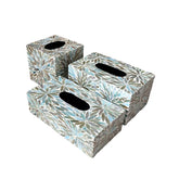 Handcrafted Mother Of Pearl Tissue Box