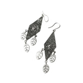 Handcrafted 999 Fine Silver Earring 16