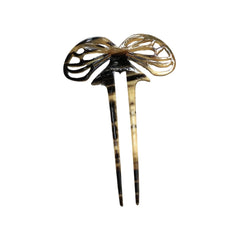 Handcrafted Buffalo Horn Hair Brooch 12