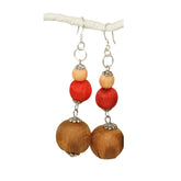100% Handmade Silk Earrings