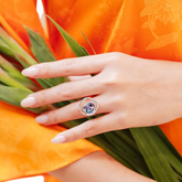 Handmade Mother Of Pearl Silver Ring