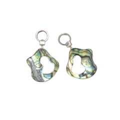 Handmade Silver Asteroid Earrings