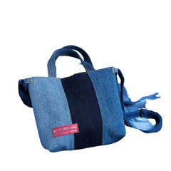 Handmade Upcycled Denim 3 Color Handbag