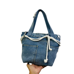 Handmade Upcycled Denim Bag