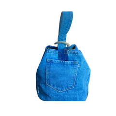 Handmade Upcycled Denim  Bucket bag 1