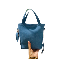 Handmade Upcycled Denim Crossbody Bag