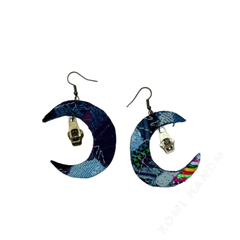 Handmade Upcycled Denim Earring 2