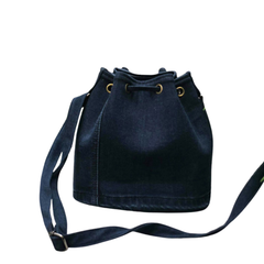 Handmade Upcycled Denim Embroidered Bag