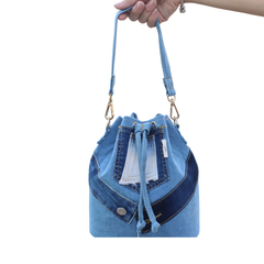 Handmade Upcycled Denim Hand Bag 1