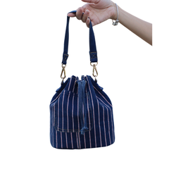 Handmade Upcycled Denim Hand Bag 1