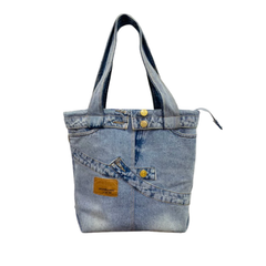 Handmade Upcycled Denim  Handbag