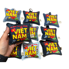 Handmade Upcycled Denim Key Chain