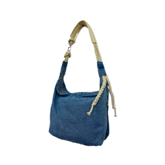 Handmade Upcycled Denim Shoulder Bag