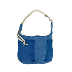 Handmade Upcycled Denim Shoulder Bag