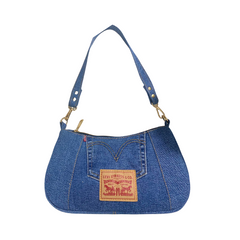 Handmade Upcycled Denim Underarm Bag