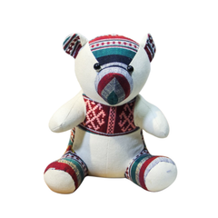 Hand-Woven Brocade Bear