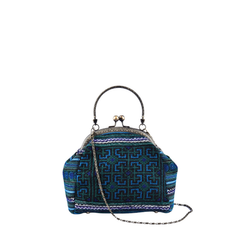 Hand-Woven Brocade Crossbody Bag