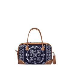 Hand-Woven Rectangular Suitcase