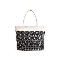 Hand-Woven Brocade Tote Bag