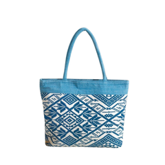 Hand-Woven Brocade Tote Bag
