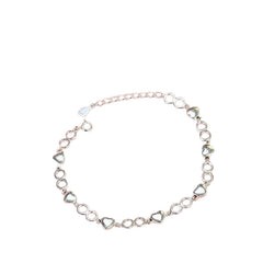 Heart Bracelet Handcrafted 925 Sterling Silver