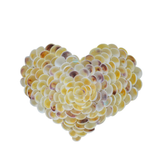 Heart Painting From Seashells