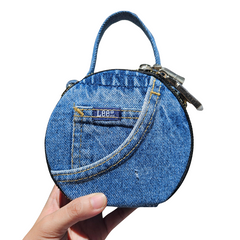 Handmade Upcycled Denim Helen Mini Bag