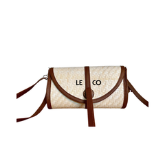 LE COCO Palm Leaf Handbag