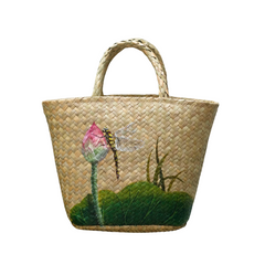 LILA Oval Sedge Basket 1