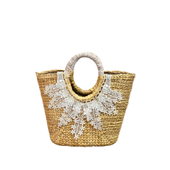 Lace Water Hyacinth Bag