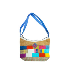 Large Hand-Woven Brocade Bag