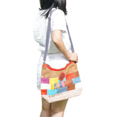 Large Hand-Woven Brocade Bag