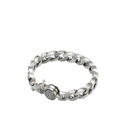 Large Men's Bracelet Handcrafted 925 Sterling Silver