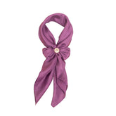 Large square scarf Mulberry Silk Handcrafted