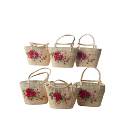 Large Two Strap Water Hyacinth Bag 2