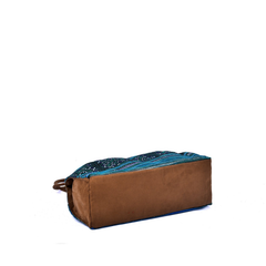 Hand-Woven Trapezoid Brocade Bag