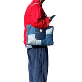 Handmade Upcycled Denim Large Handbag
