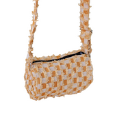 Handmade Upcycled Denim Large Strap Crossbody Bag 1