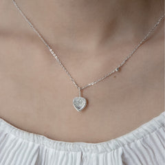 Leaf Pendant Necklace For Women Handcrafted 925 Sterling Silver
