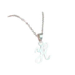 Letter Necklace Handcrafted 925 Sterling Silver 2