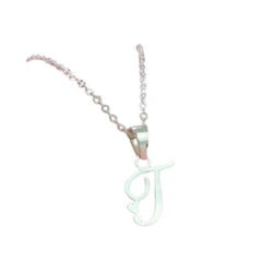Letter Necklace Handcrafted 925 Sterling Silver 2