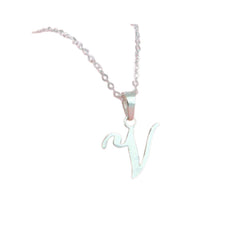 Letter Necklace Handcrafted 925 Sterling Silver 1